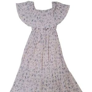 Melloday Off The Shoulder Floral Maxi Dress